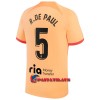 Virallinen Fanipaita Atlético Madrid R. De Paul 5 Kolmas Pelipaita 2022-23 - Miesten
